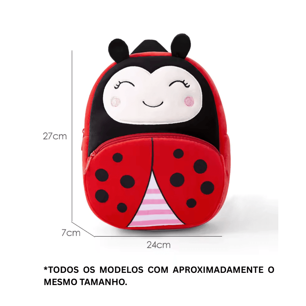 ZooChila – Mochila Infantil de Pelúcia com Design de Animais para Acompanhar as Aventuras dos Pequenos🐾