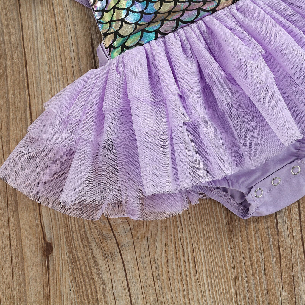 Body Infantil Feminino Sereia