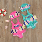 Maiô Infantil Peixinhos + Touca