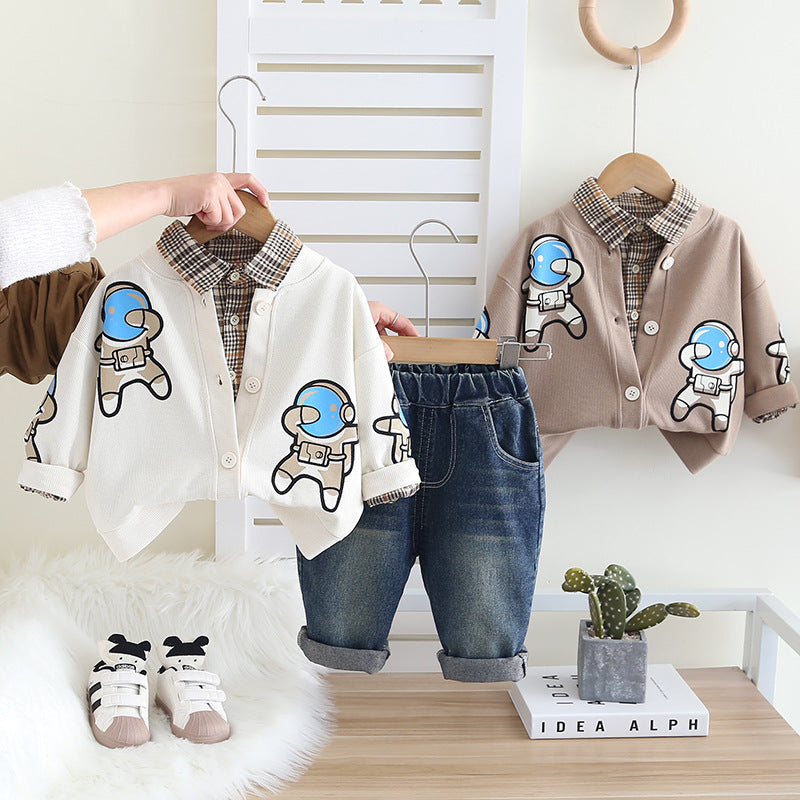 Conjunto Infantil 3 Peças Astronauta