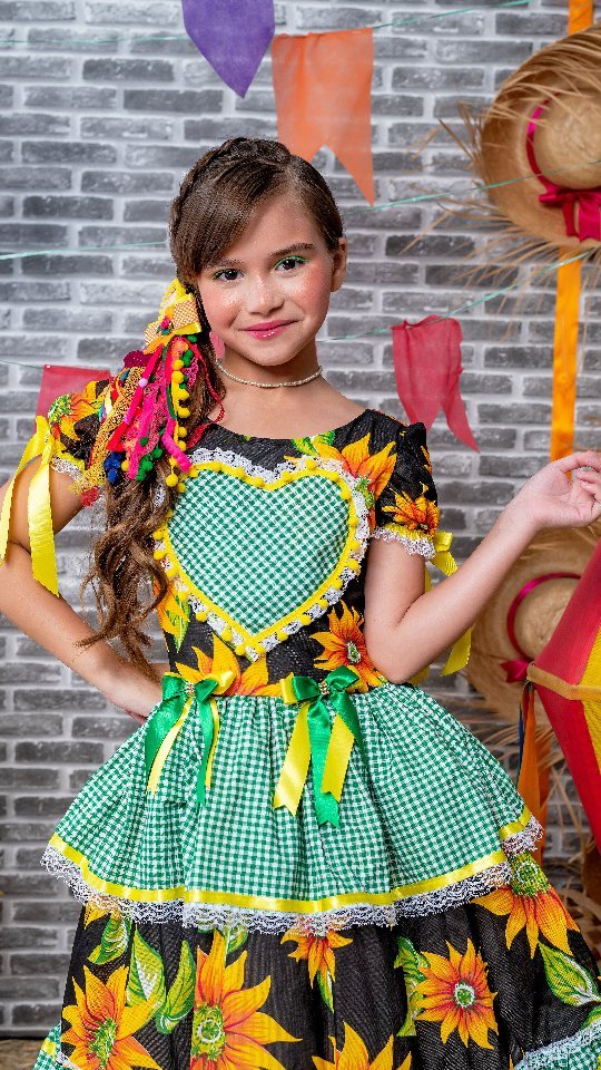 Vestido quadrilha