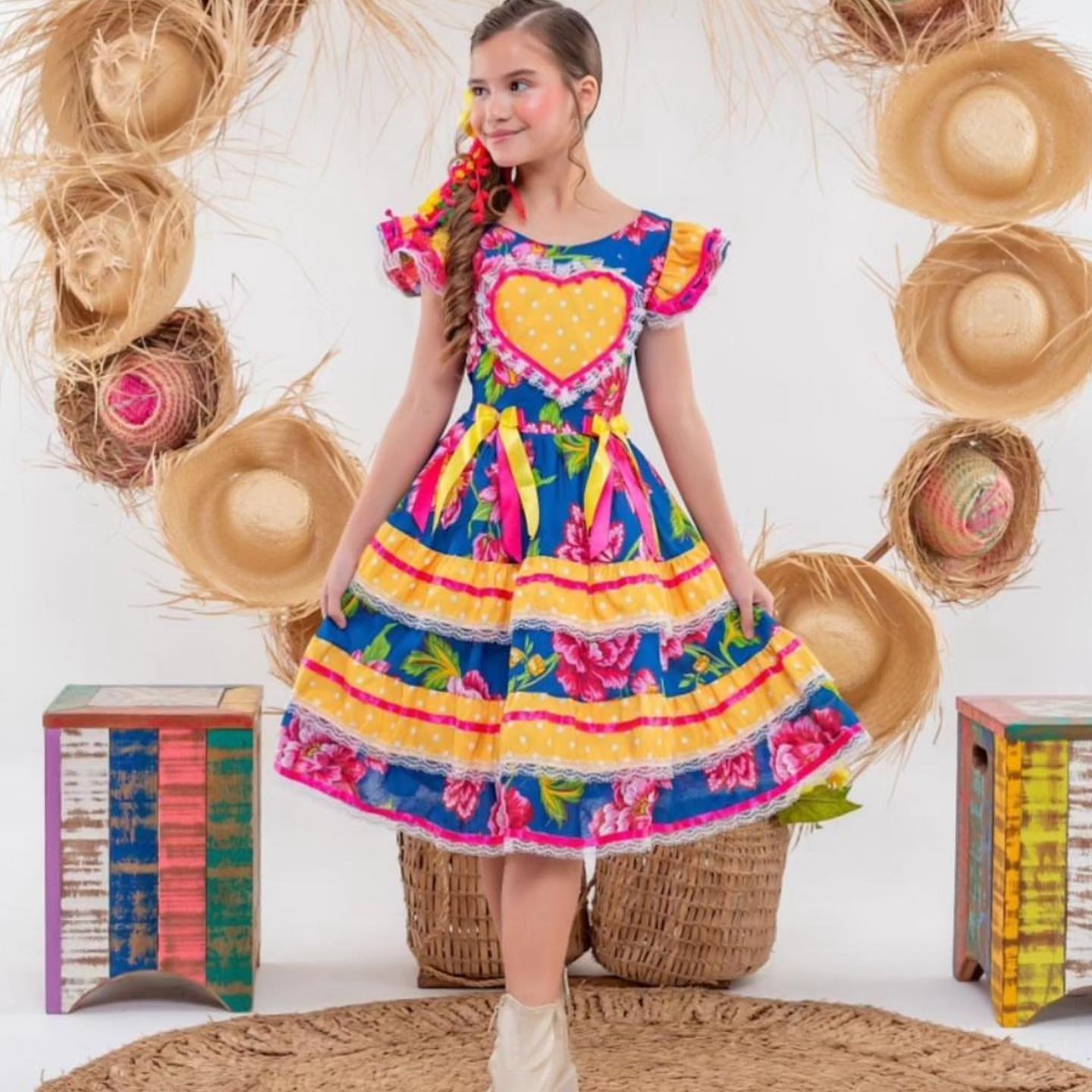 Vestido quadrilha