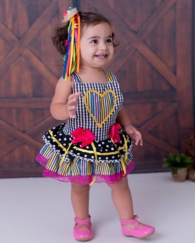 Vestido quadrilha
