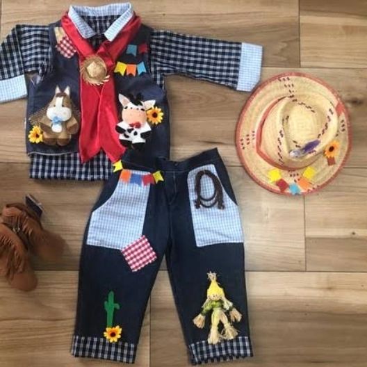 Conjunto Quadrilha (com chapéu)