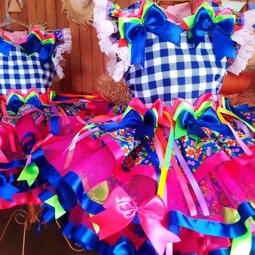 Vestido quadrilha