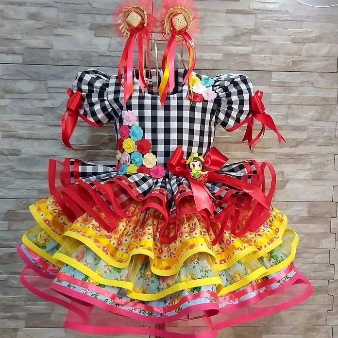 Vestido quadrilha