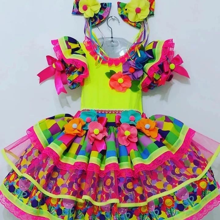 Vestido quadrilha