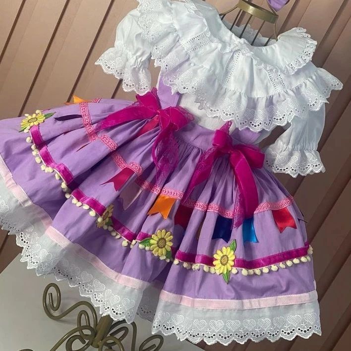 Vestido quadrilha
