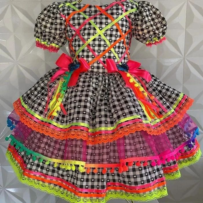 Vestido quadrilha