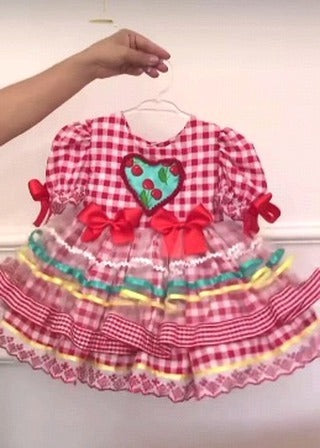 Vestido quadrilha