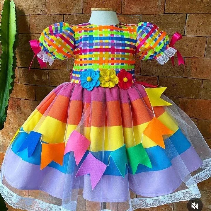 Vestido quadrilha