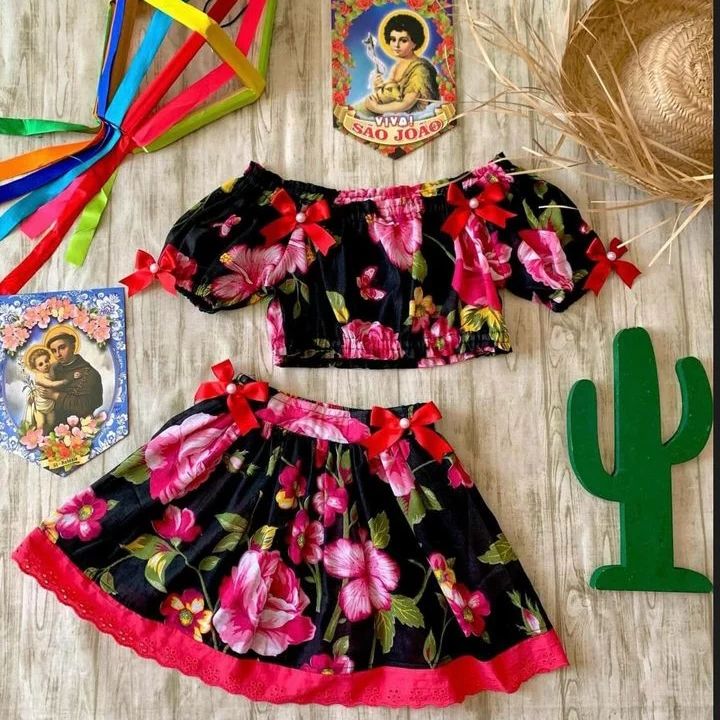 Vestido quadrilha