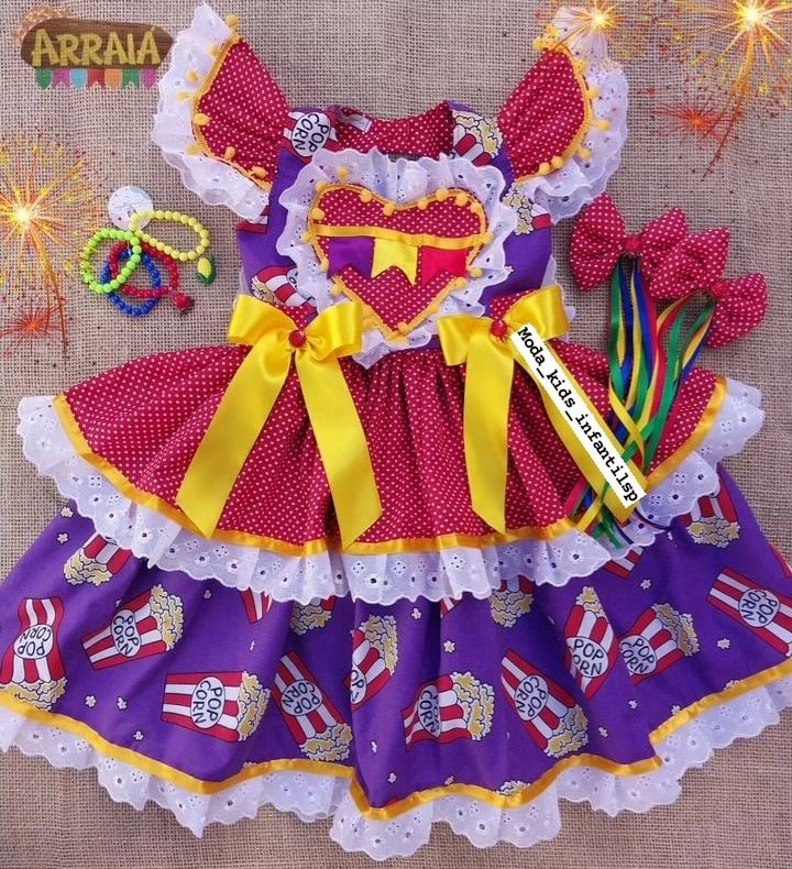 Vestido quadrilha
