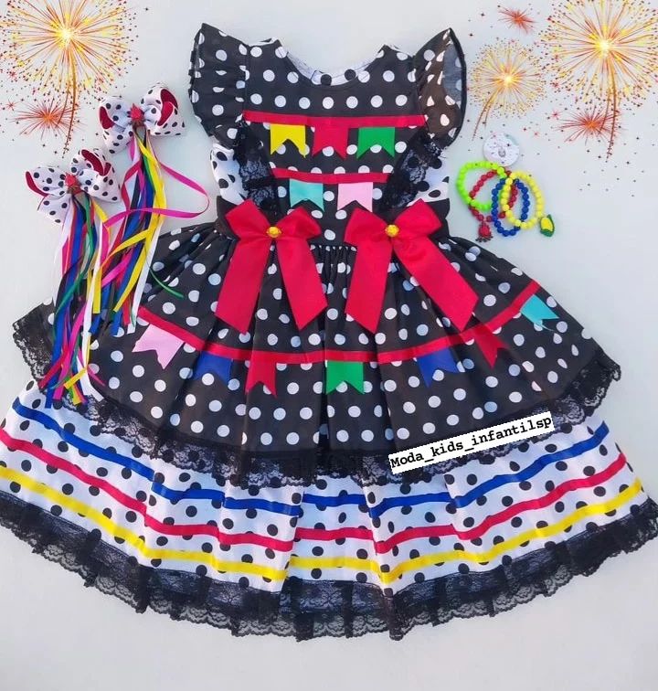 Vestido quadrilha
