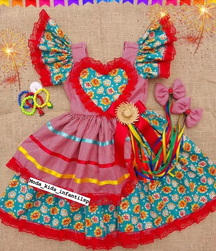 Vestido quadrilha