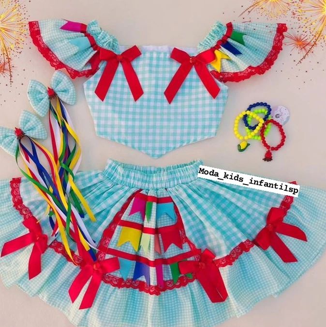 Vestido quadrilha