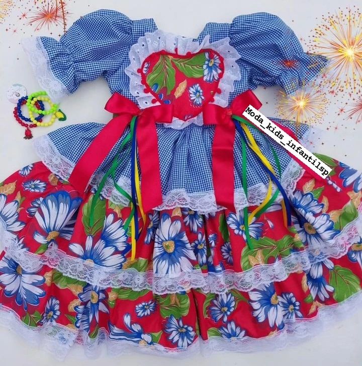 Vestido quadrilha