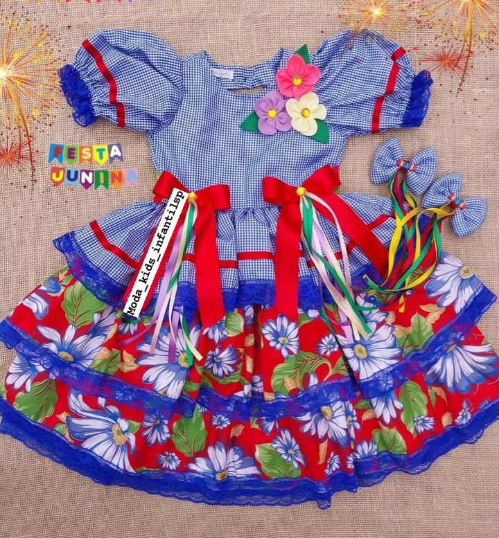 Vestido quadrilha
