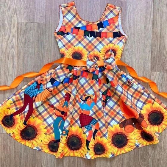 Vestido quadrilha