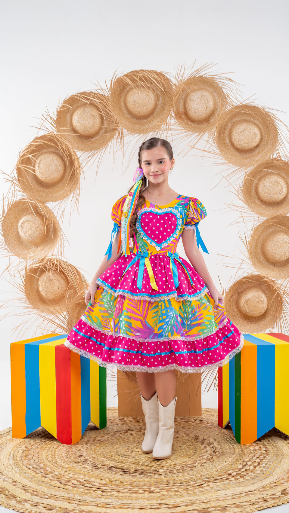 Vestido quadrilha