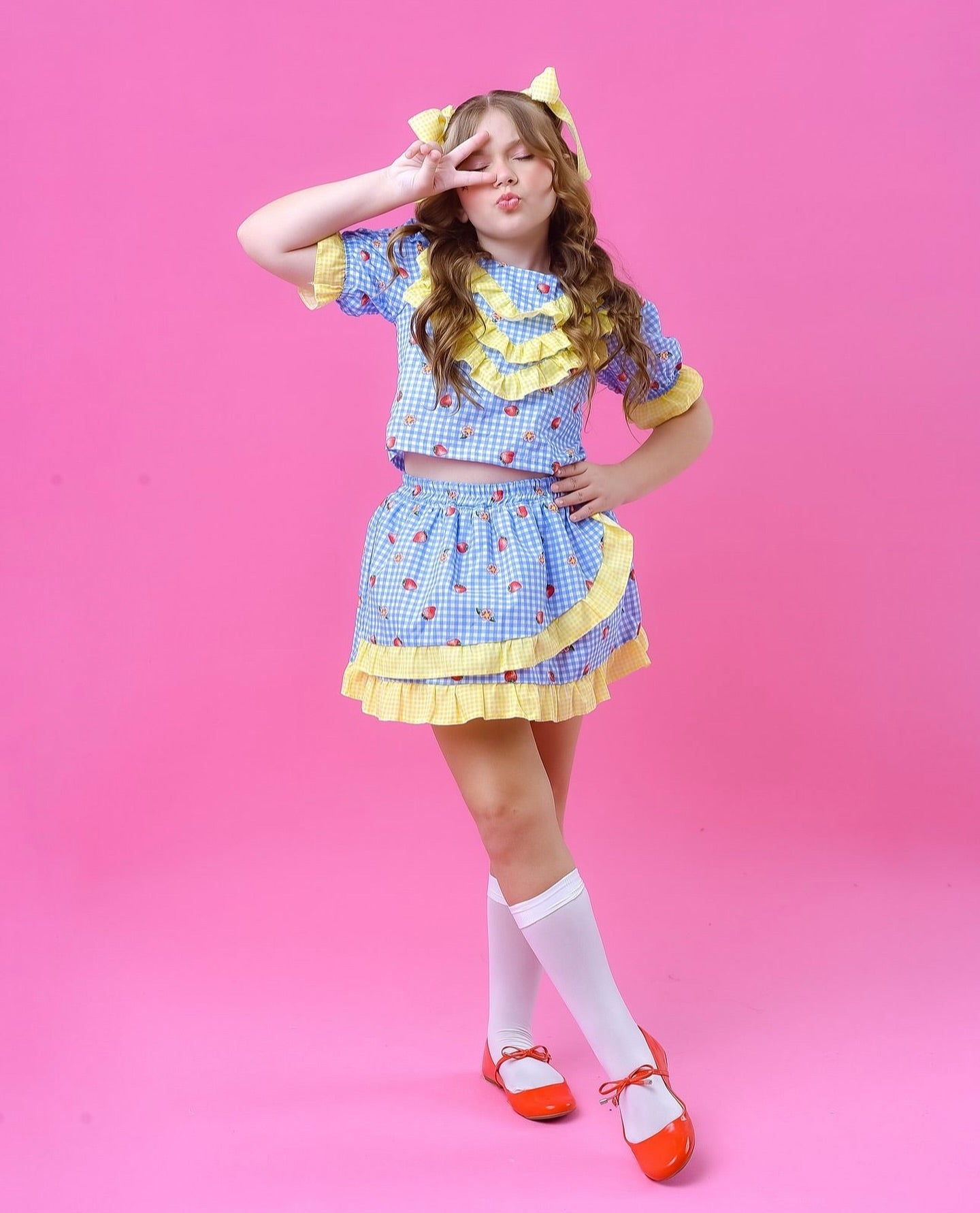 Vestido quadrilha