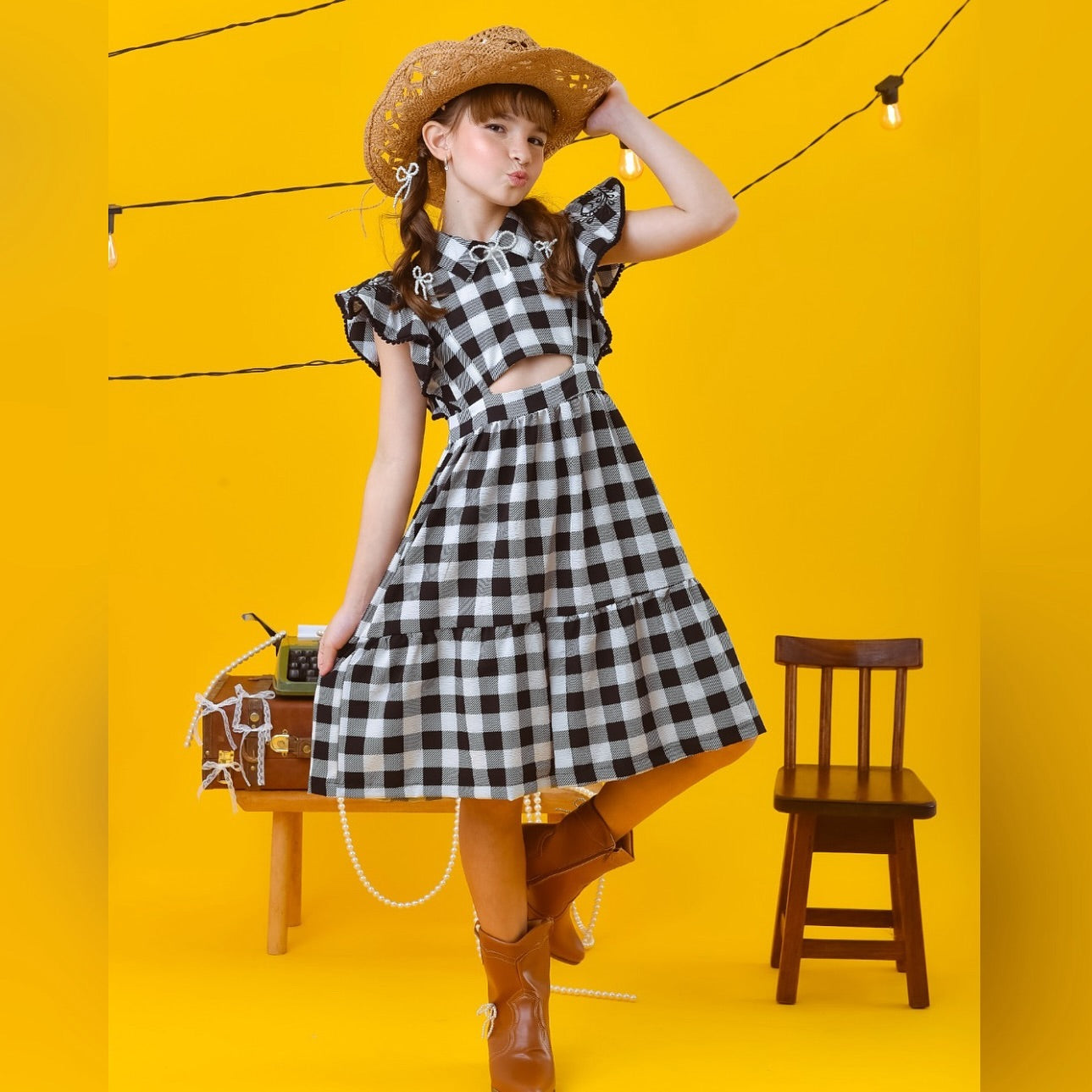 Vestido quadrilha