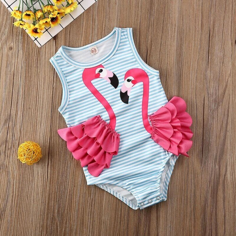 Maiô Infantil Flamingo