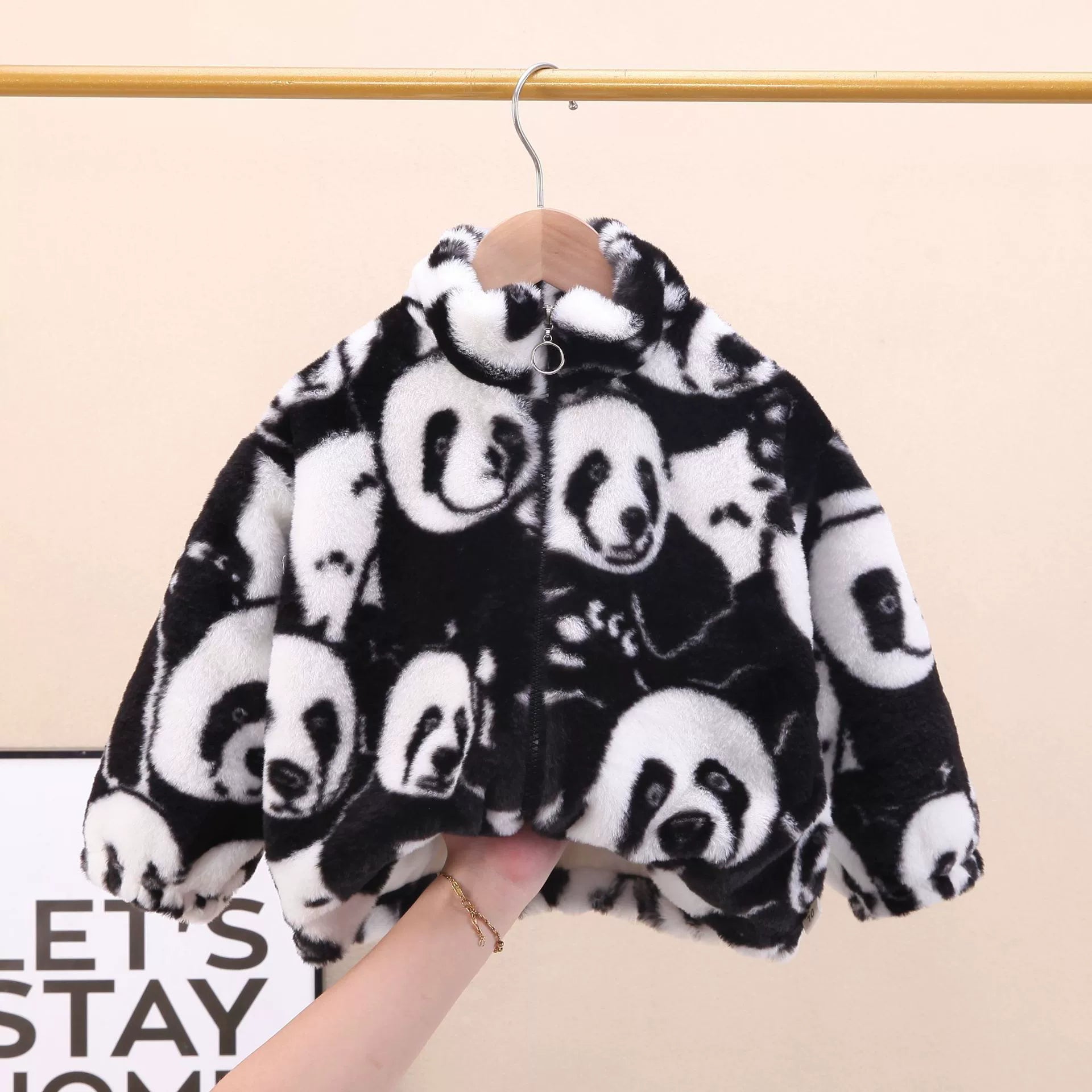 Casaco Infantil Plush Pandinha