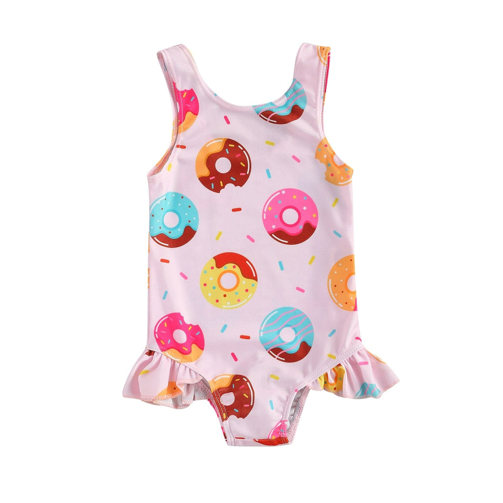 Maiô Infantil Caranguejo e Donut
