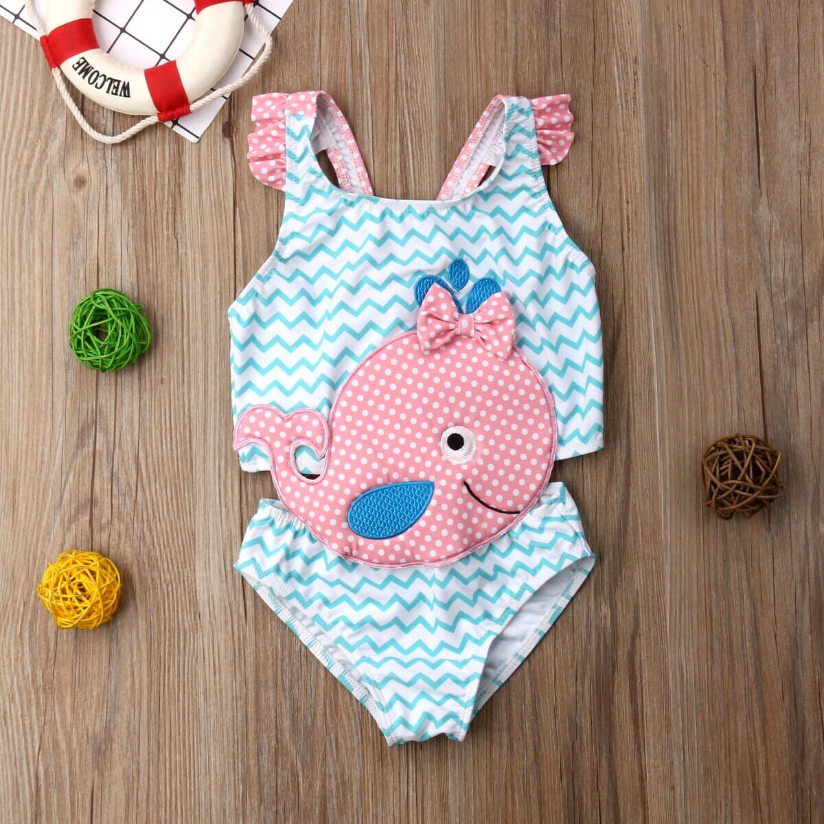 Maiô Infantil Baleia