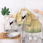 Conjunto Infantil Masculino Moderno 3 Peças