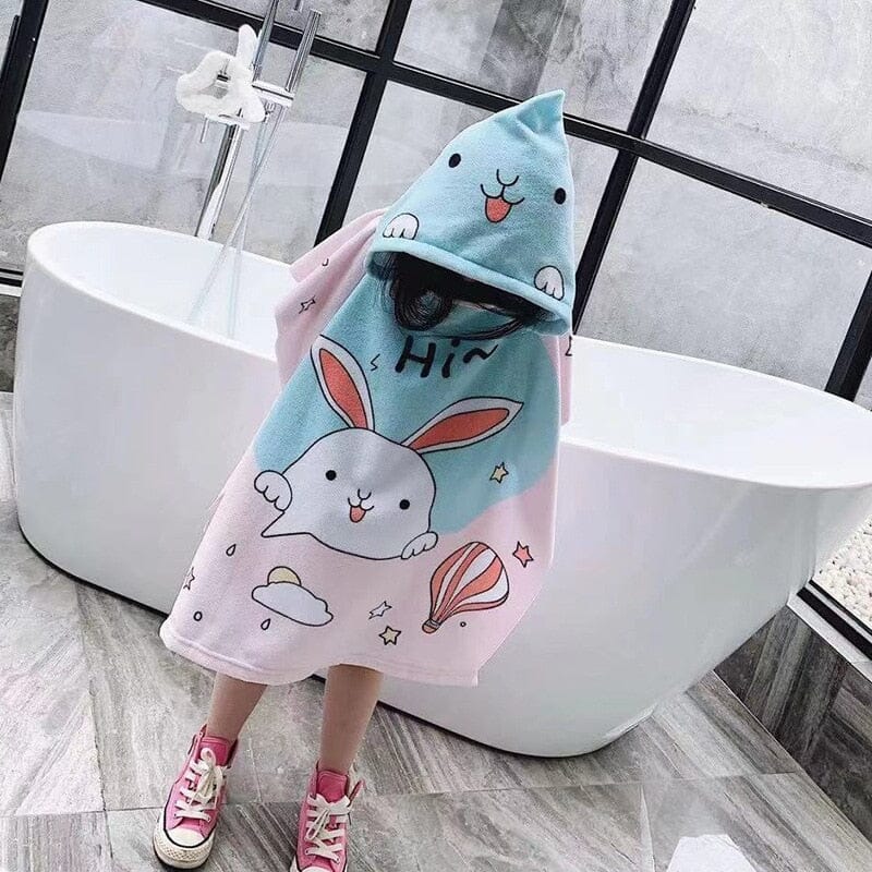 Roupão Infantil Divertido Piscina