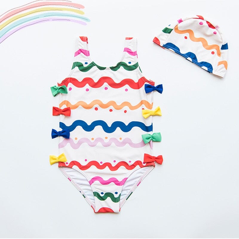 Maiô Infantil Cores + Touca