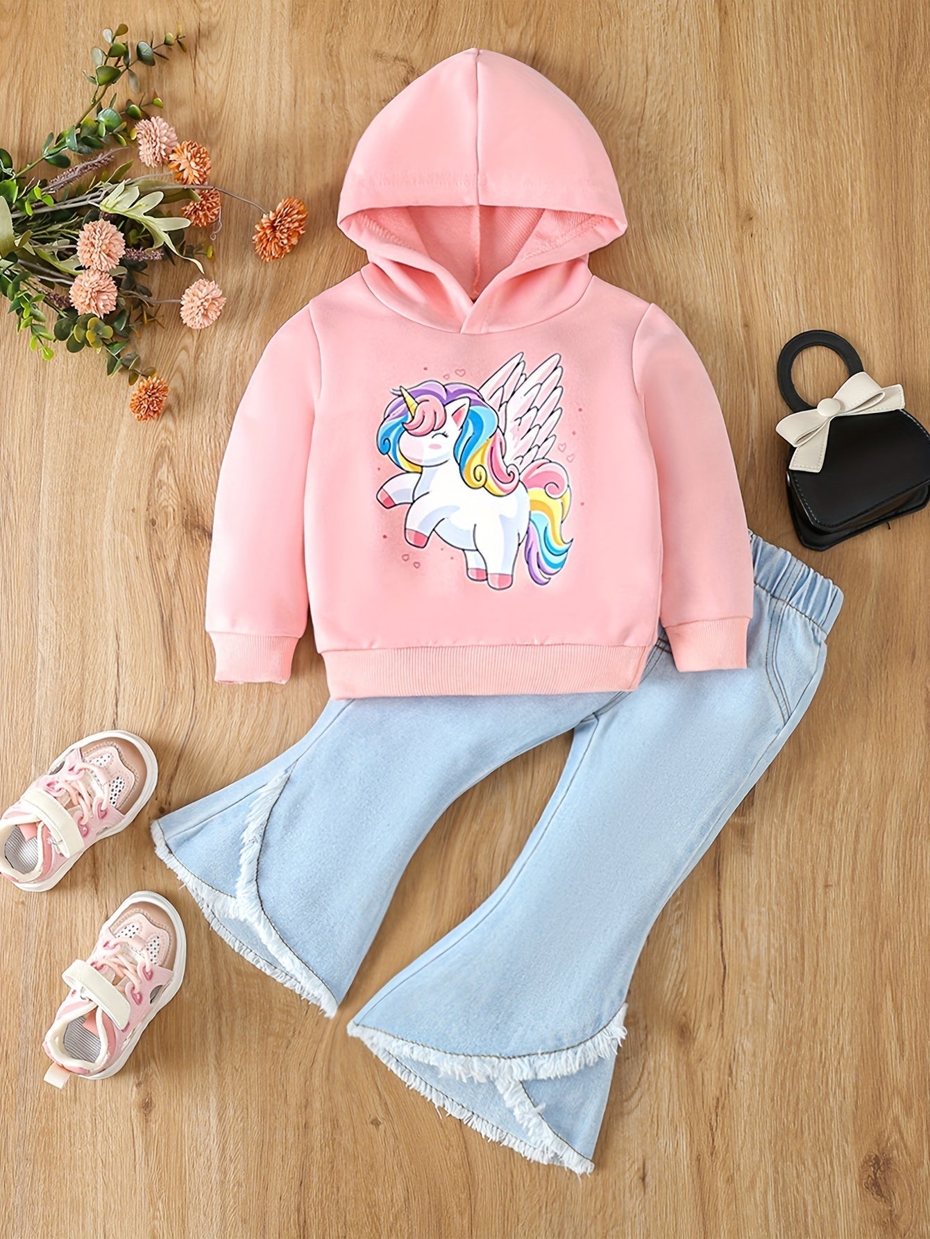 Conjuntos Femininos Moletom Unicorn (Jeans)